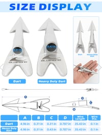 Image 2 of Heavy Duty Rigged Harpoon Dart