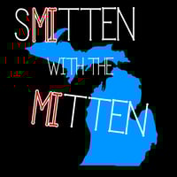 Image 2 of sMItten with the MItten Michigan decal