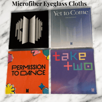 Image 1 of Bangtan Eyeglass Microfiber Cloths Album Covers for Group and Individual Members – Made to Order