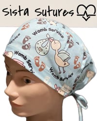 Image 3 of Gynaecology, Obstetrics & Maternity Scrub Hats 