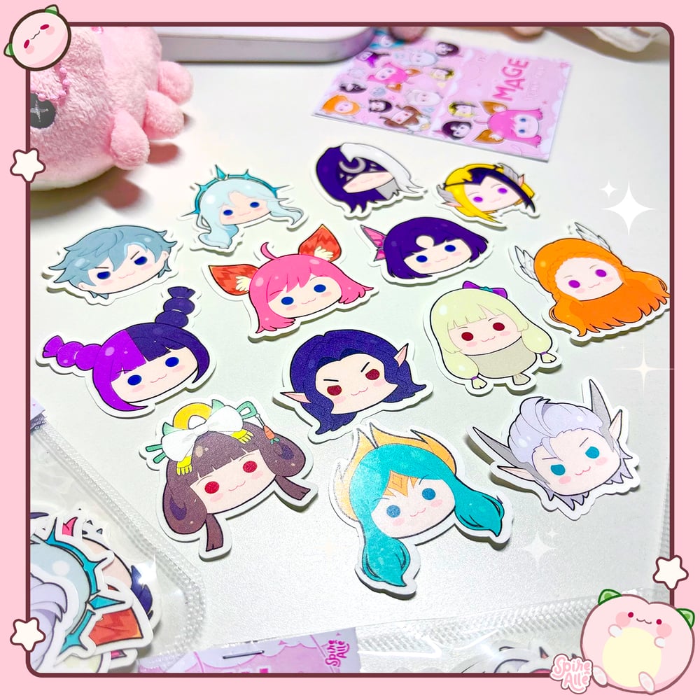 Image of Mage sticker pack Mobile legend Glitter Sticker 