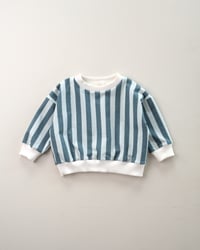 Image 3 of T-SHIRT ORSO rayé vert | Coton biologique