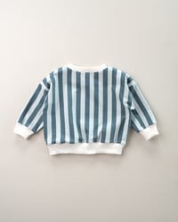 Image 4 of T-SHIRT ORSO rayé vert | Coton biologique