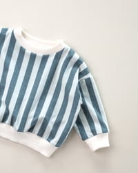 Image 2 of T-SHIRT ORSO rayé vert | Coton biologique