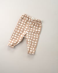Image 2 of LEGGING ALMA carreaux caramel | Coton biologique