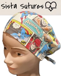 Image 2 of Hero & Villain Scrub Hats