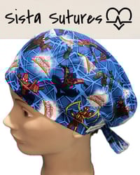 Image 4 of Hero & Villain Scrub Hats