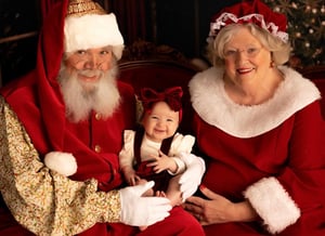 Image of Santa sessions $175 total, $50(+tax) due now. 