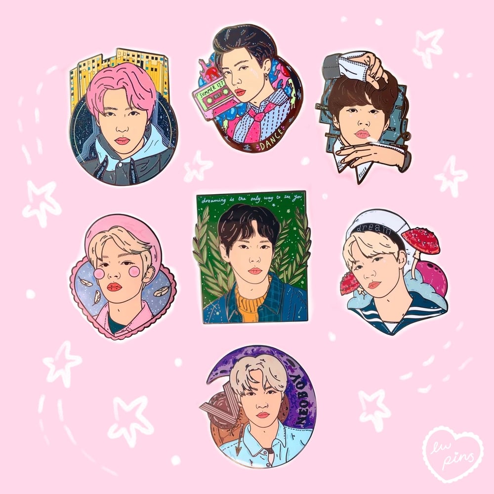 NCT / WAYV Member Series Enamel Pins
