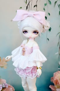 Image 2 of  Handmade Set for Teacup Marionette - Labubu yellow