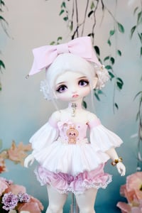 Image 3 of  Handmade Set for Teacup Marionette - Labubu yellow