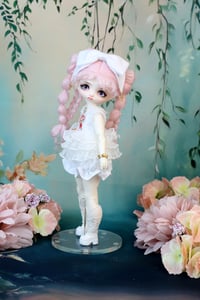 Image 4 of Handmade Set for Teacup Marionette - Labubu pink