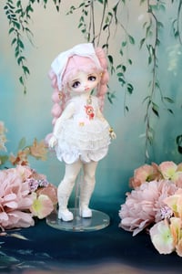 Image 2 of Handmade Set for Teacup Marionette - Labubu pink
