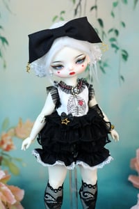 Image 2 of Handmade Set for Teacup Marionette - black chest 
