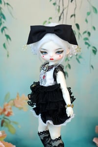 Image 5 of Handmade Set for Teacup Marionette - black chest 