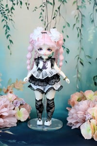 Image 1 of Handmade Set for Teacup Marionette - Luna cat