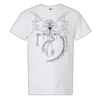 Image 1 of COWARDS FUCKING SCARE ME T-shirt (black, white,grey)