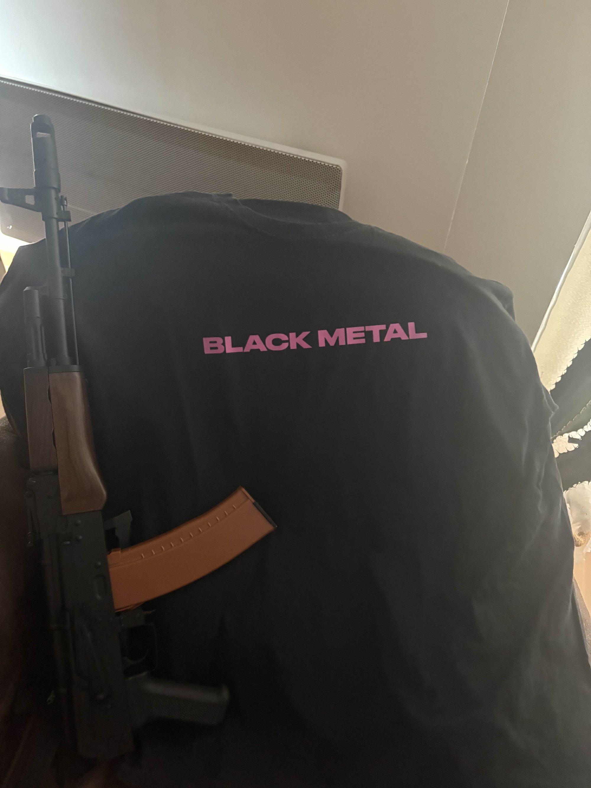 Image of Black Metal Tee
