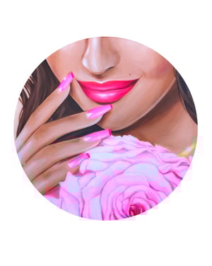 Image of Blush Rosae (Round Accent Table)