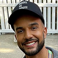 Image 2 of MODEL HE WROTE TRUCKER HAT