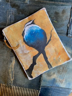 Image of blue bird II pouch