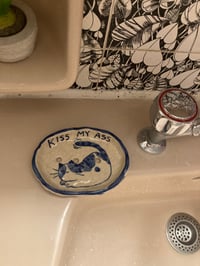 Image 2 of Kiss My Ass Cat Soap Dish