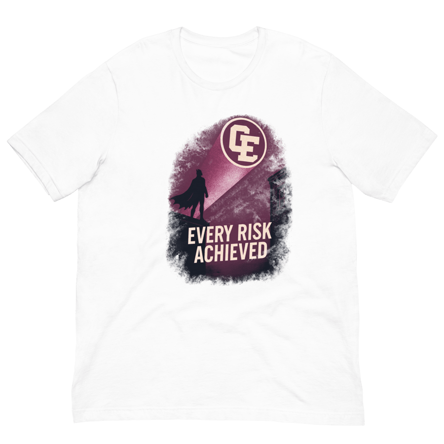 Image of GLORYERA® GE SIGNAL TEE (WHITE/MAROON)