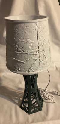 Image 3 of 2tone litho geo lamp