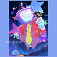 Image 4 of deltarune a5 art prints