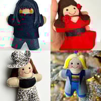 Image 2 of Felt ICON hanging decoration made to order