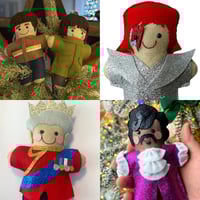 Image 3 of Handmade Felt ICONS – Inspired by Legends - Made To Order