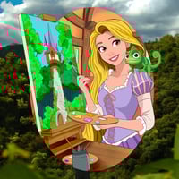 PRESALE - Gleam & Glow - Rapunzel Painting
