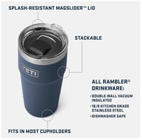 Image 4 of YETI™️ Rambler Tumbler with Magslider Lid 20oz, 30oz | 16 Colors