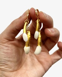 Image 2 of Deer tooth double huggies