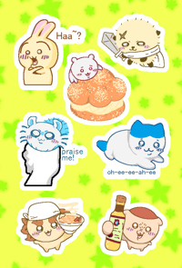 Image 2 of Tiny Adorable Creatures Sticker Sheet