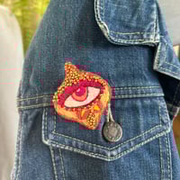 Image 1 of The Golden Eye Embroidered Brooch