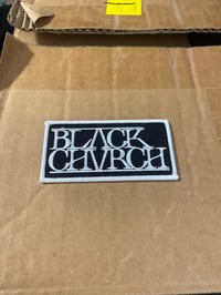 “BLACK CHVRCH” Logo Embroidered Patch