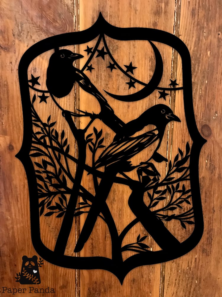 Image of Two For Joy Papercut Template