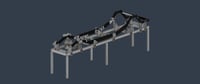 Image 2 of 67-72 C10 Complete Chassis Airbag 3D Model