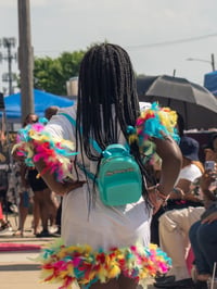 Image 2 of Mini silicone hey pretty girl backpacks 