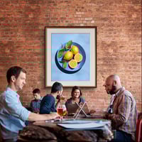 Image 5 of Lemon Fruit Plate Print
