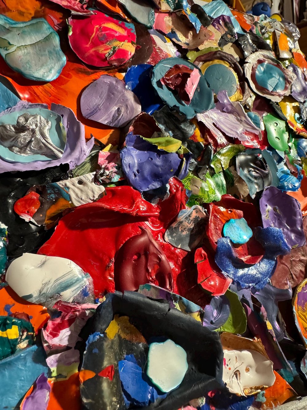 Image of Paint Palette Mixed Medium Art