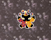 Clown - Cats in Costumes Die Cut Sticker