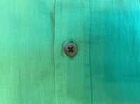 Image 4 of Dries Van Noten summer weight green shirt, size 46 (fits M)