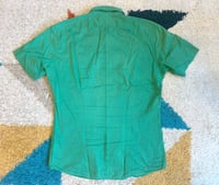 Image 6 of Dries Van Noten summer weight green shirt, size 46 (fits M)