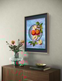 Image 2 of Apple Fruit Plate Print