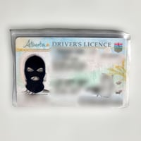 Image 1 of Ski Mask Balaclava Driver's License ID Novelty Skin