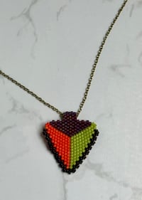 Image 1 of Flat Triangle Orange, Green