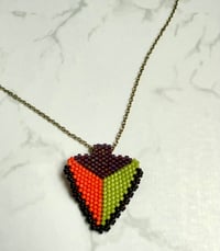 Image 2 of Flat Triangle Orange, Green