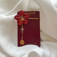 Image 1 of Hibiscus Rosa ❋ [ 簪 ] Hand sculpted hair ornament